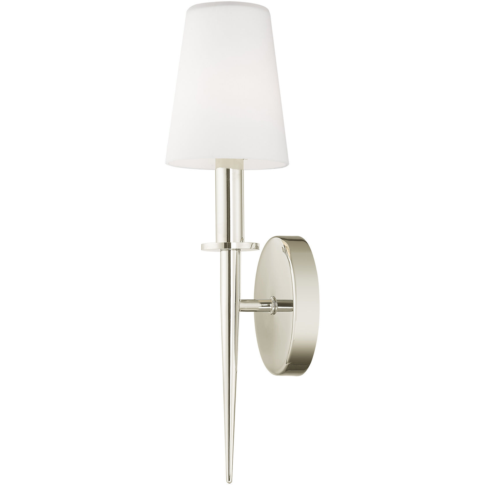 Witten 1 Light 4 inch Polished Nickel ADA ADA Wall Sconce Wall Light